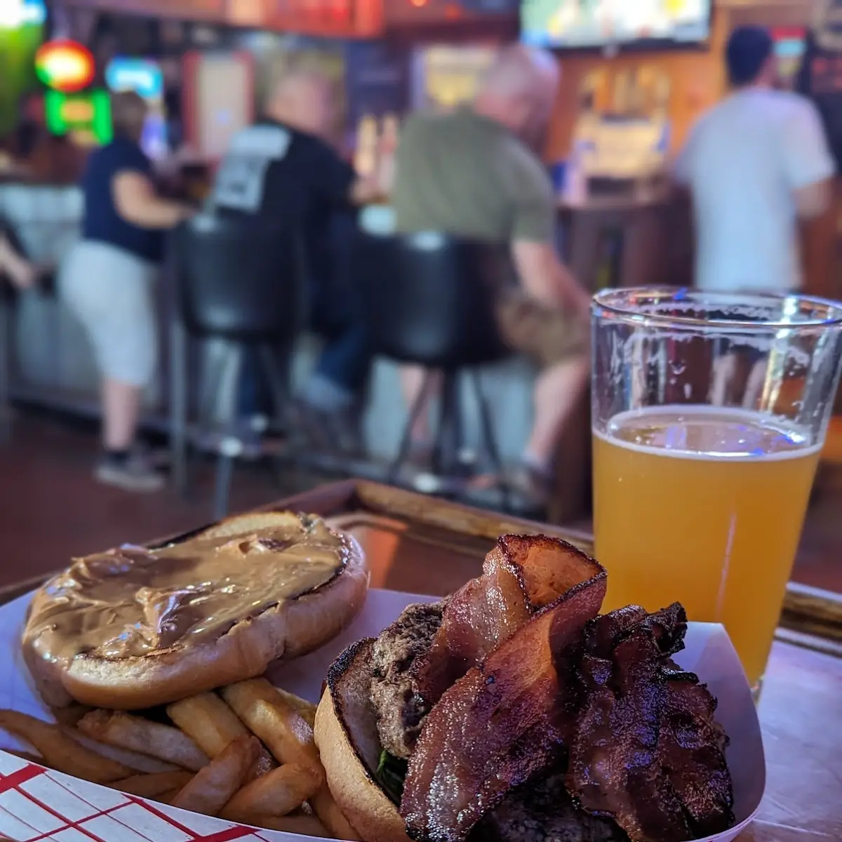 Peanut Butter Bacon Burger