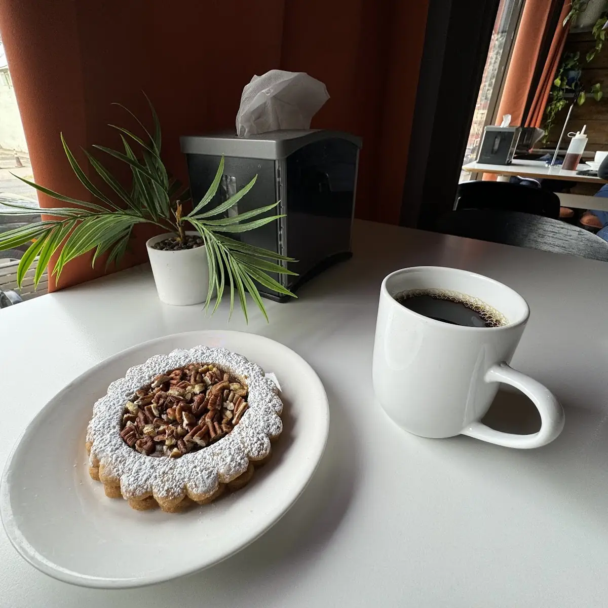 Nutella Walnut Cookie and Black Coffee