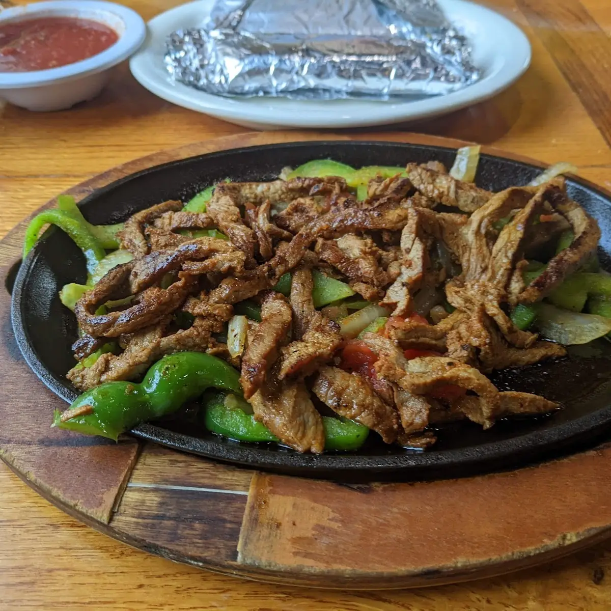 Steak Shrimp Chicken Fajitas