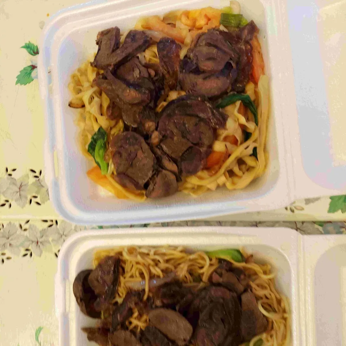 Beef Shank Stir Fried Pulled Noodleand Shaved Noodle