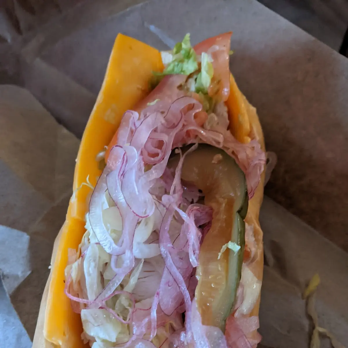 Turkey and Cheese Sandwich