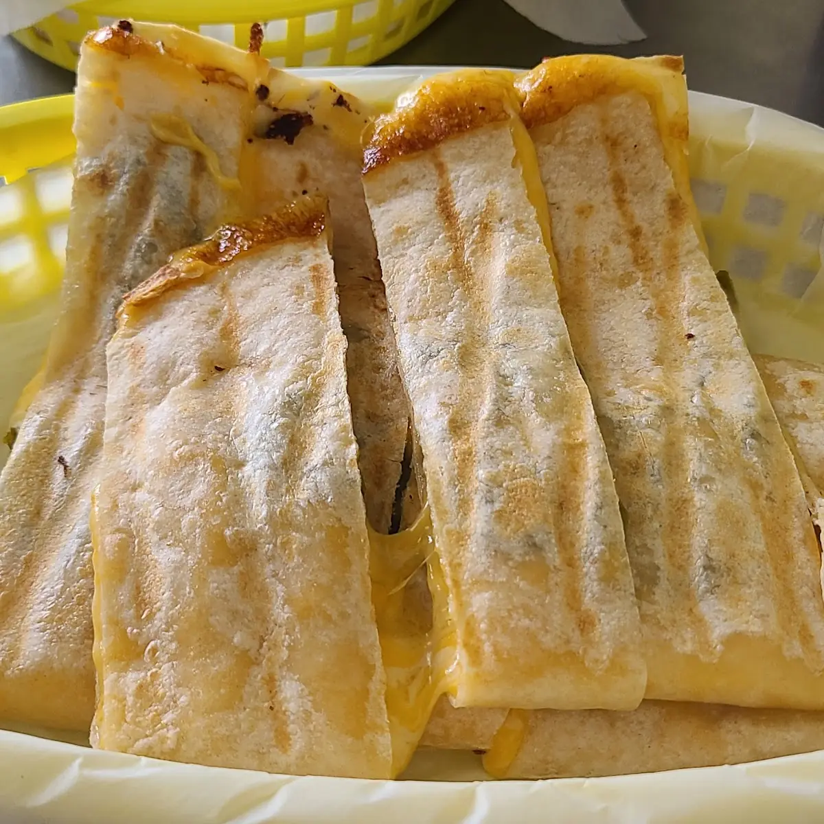 Cheese Quesadilla with Jalapenos
