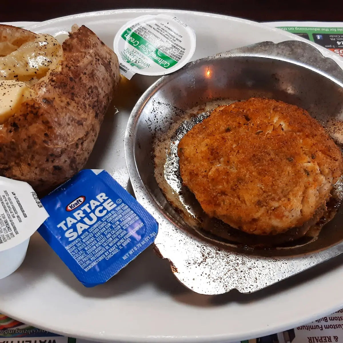 Broiled Crab Cake