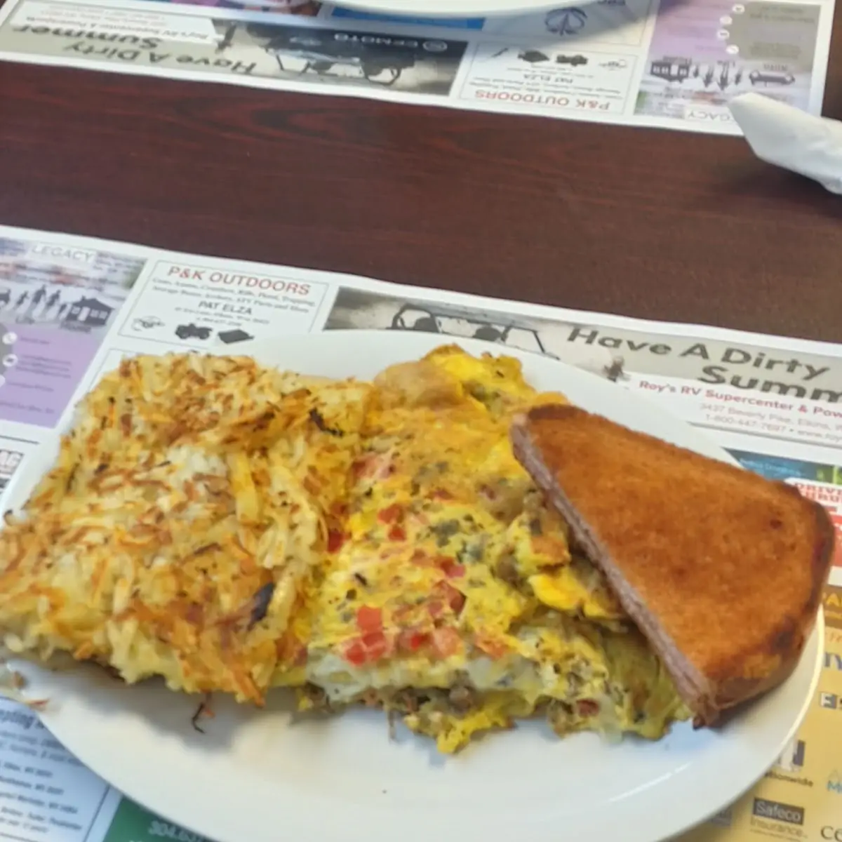 Ham and Cheese Omelette