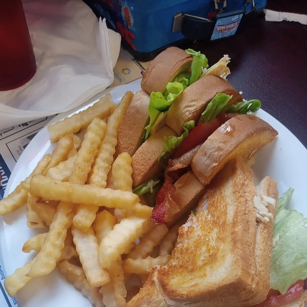 Turkey Bacon Club Sandwich