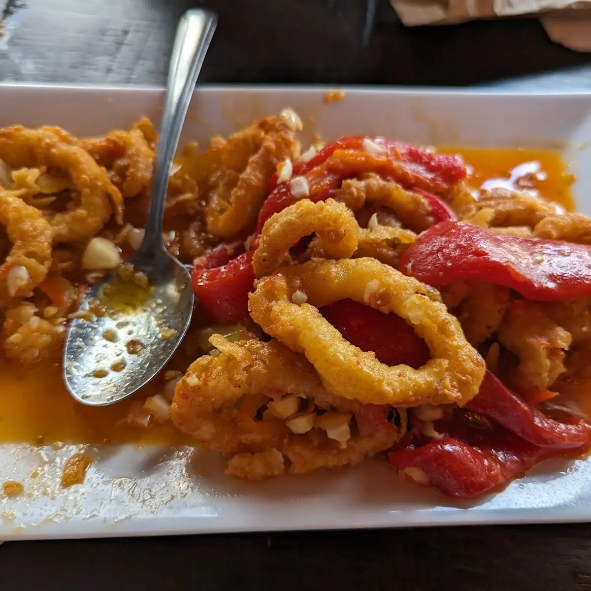 Fried Calamari Diablo