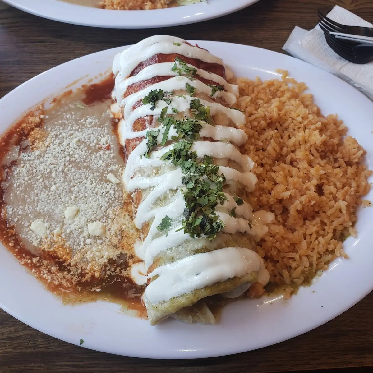 Carnitas Burrito Wet Burrito
