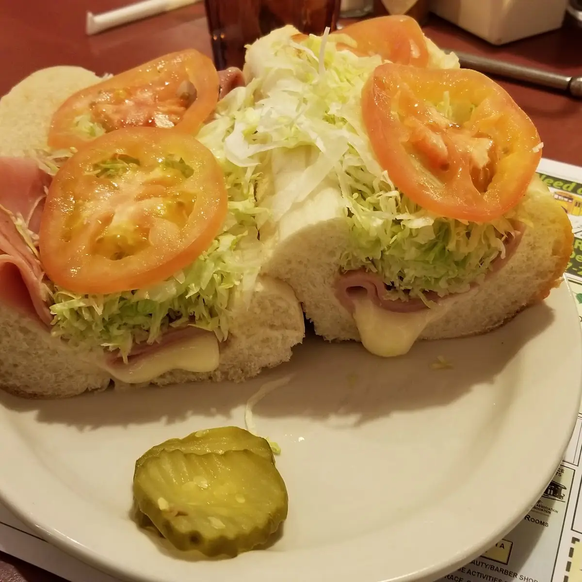 Hot Ham and Cheese Sub