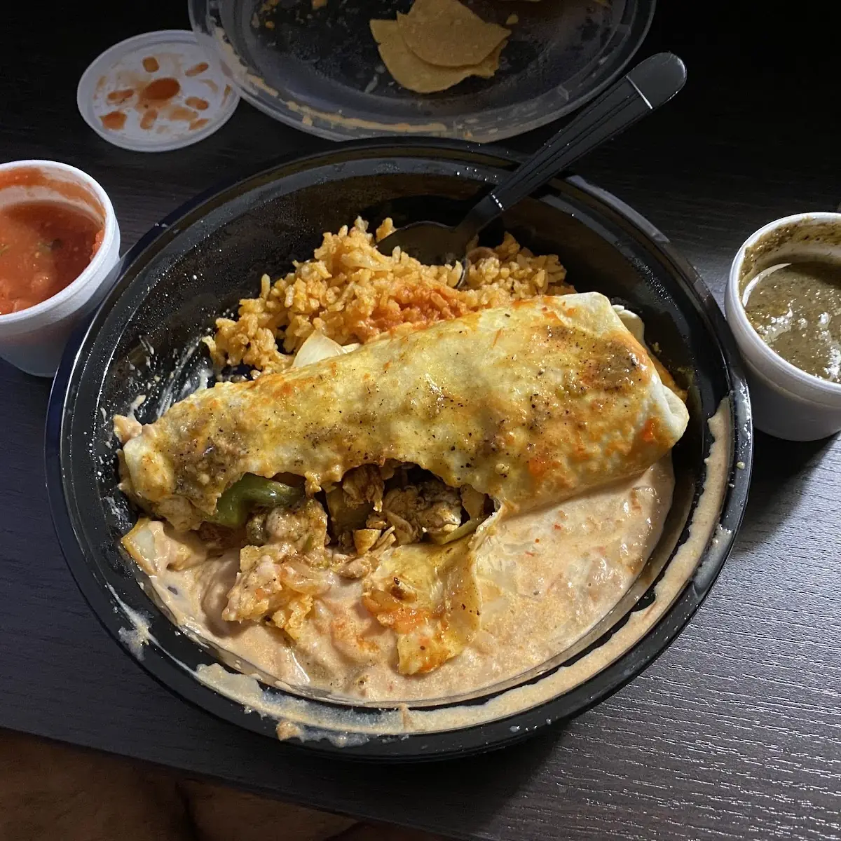 Smoothered Chicken Burrito