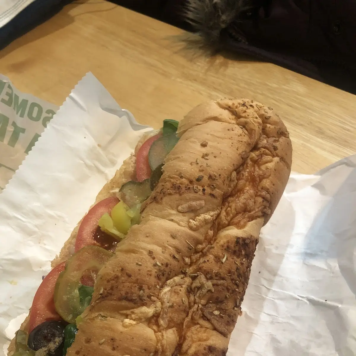 Veggie Delight Without Veggie Patty
