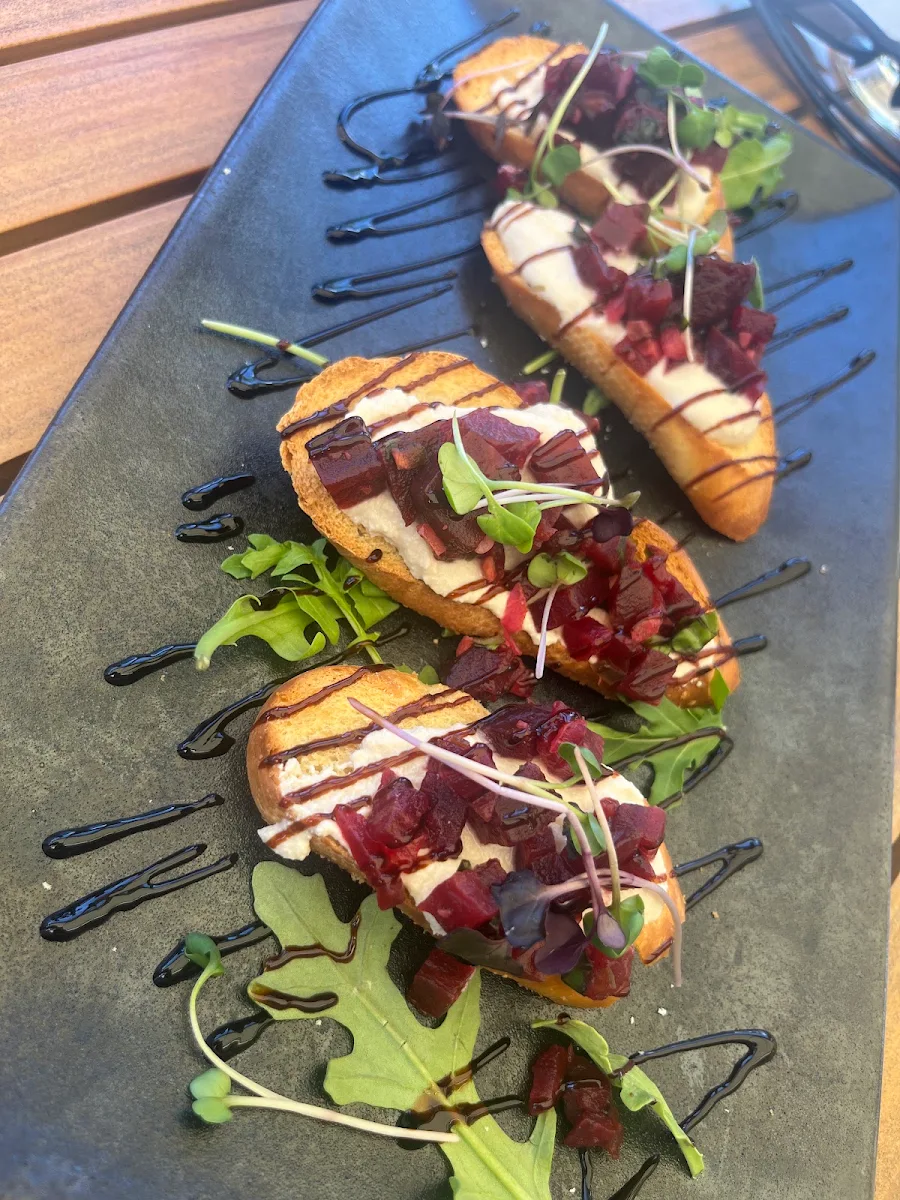 Pomegranate Bruschetta