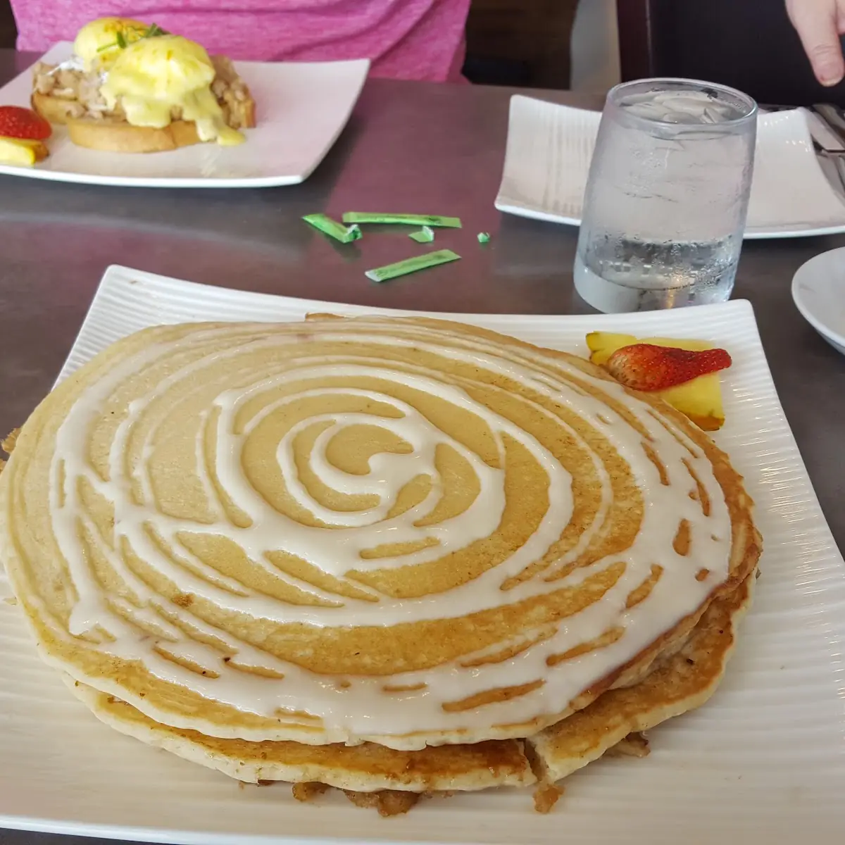 Cinnamon Roll Pancakes