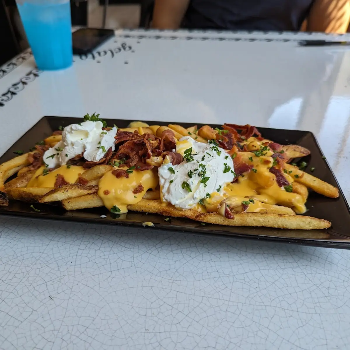 Salmon Loaded Fries