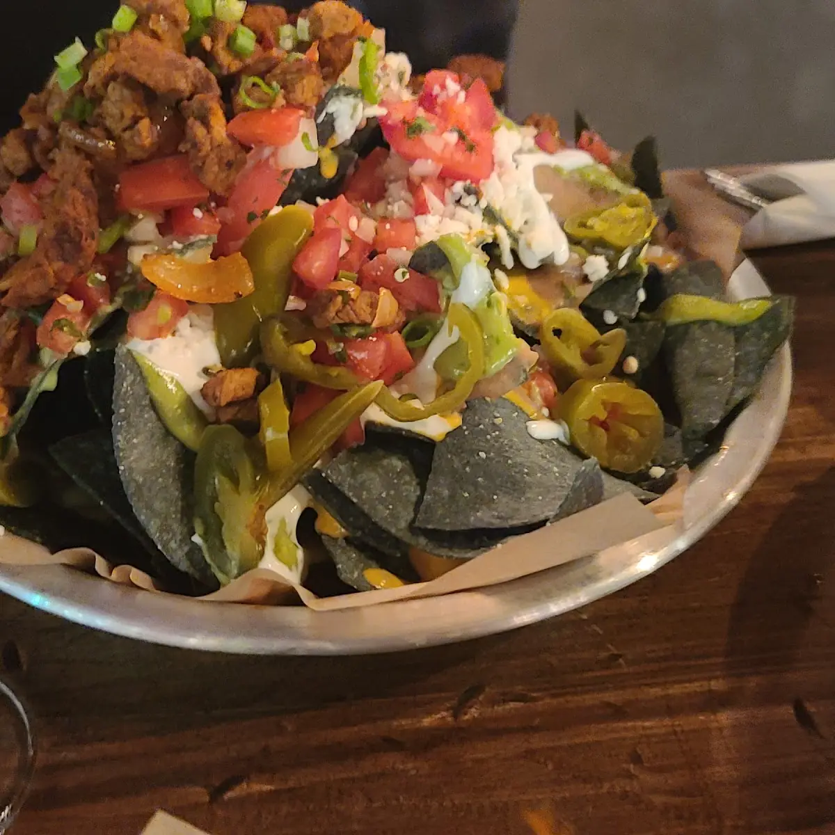 Achiote Chicken Nachos