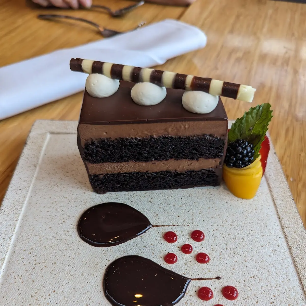 Belgian Chocolate Mousse Cake