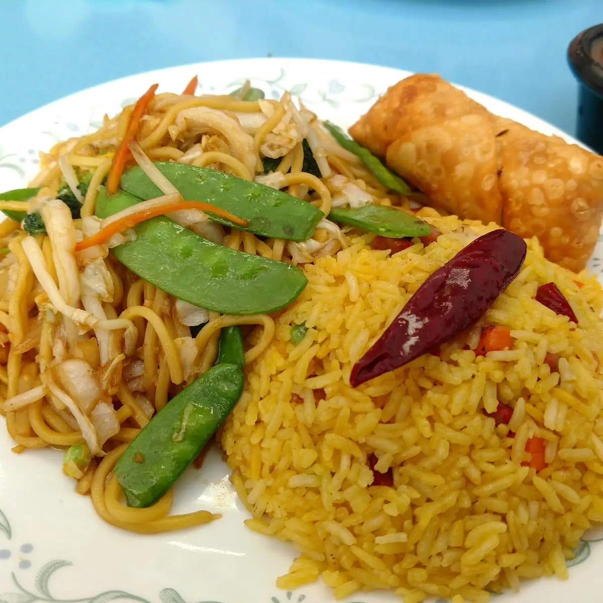 Vegetable Lo Mein Lunch Special Fried Rice
