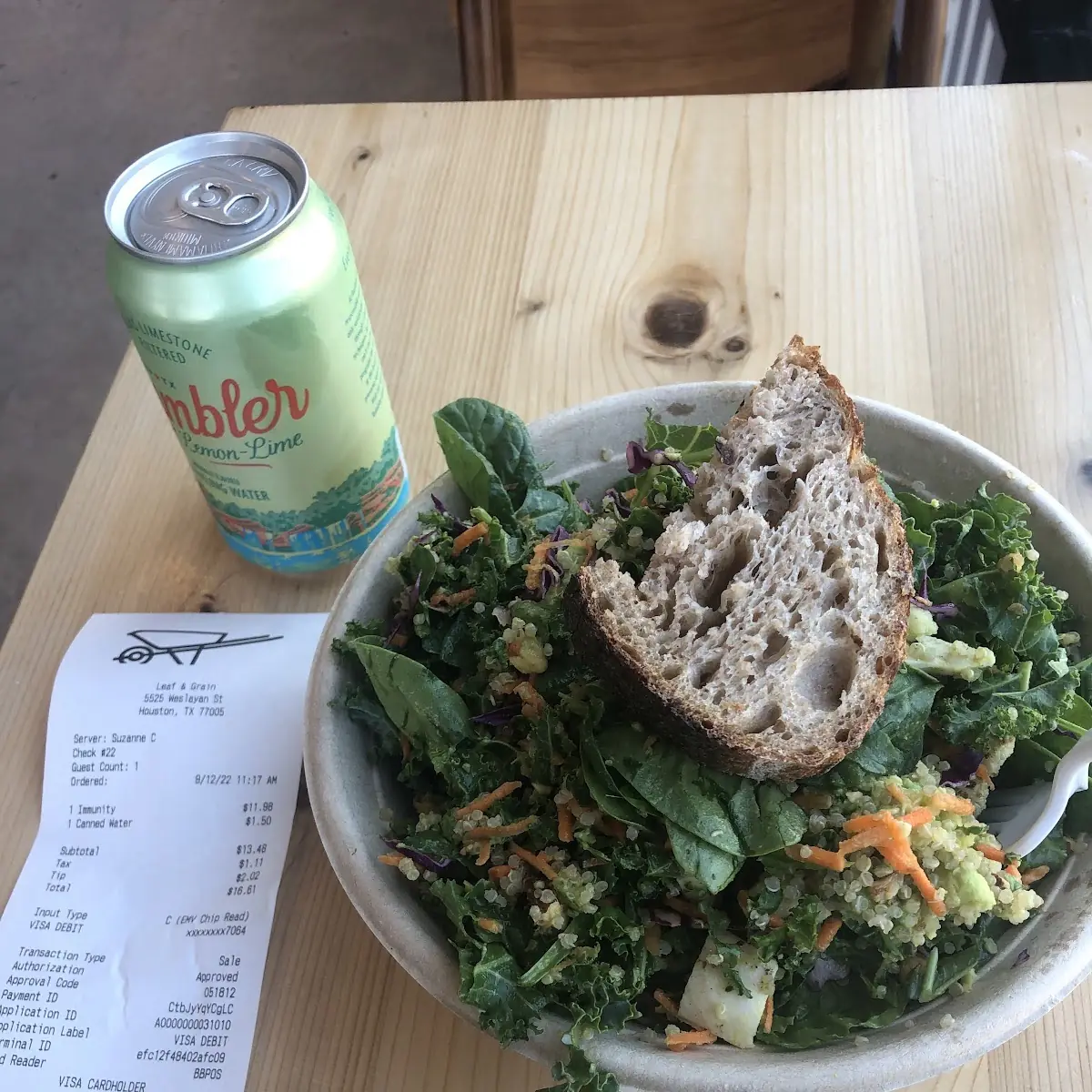 Side Massaged Kale Salad