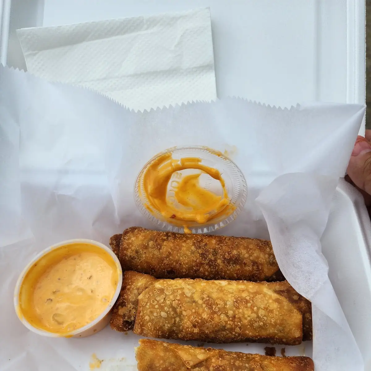 Cheese Steak Egg Rolls