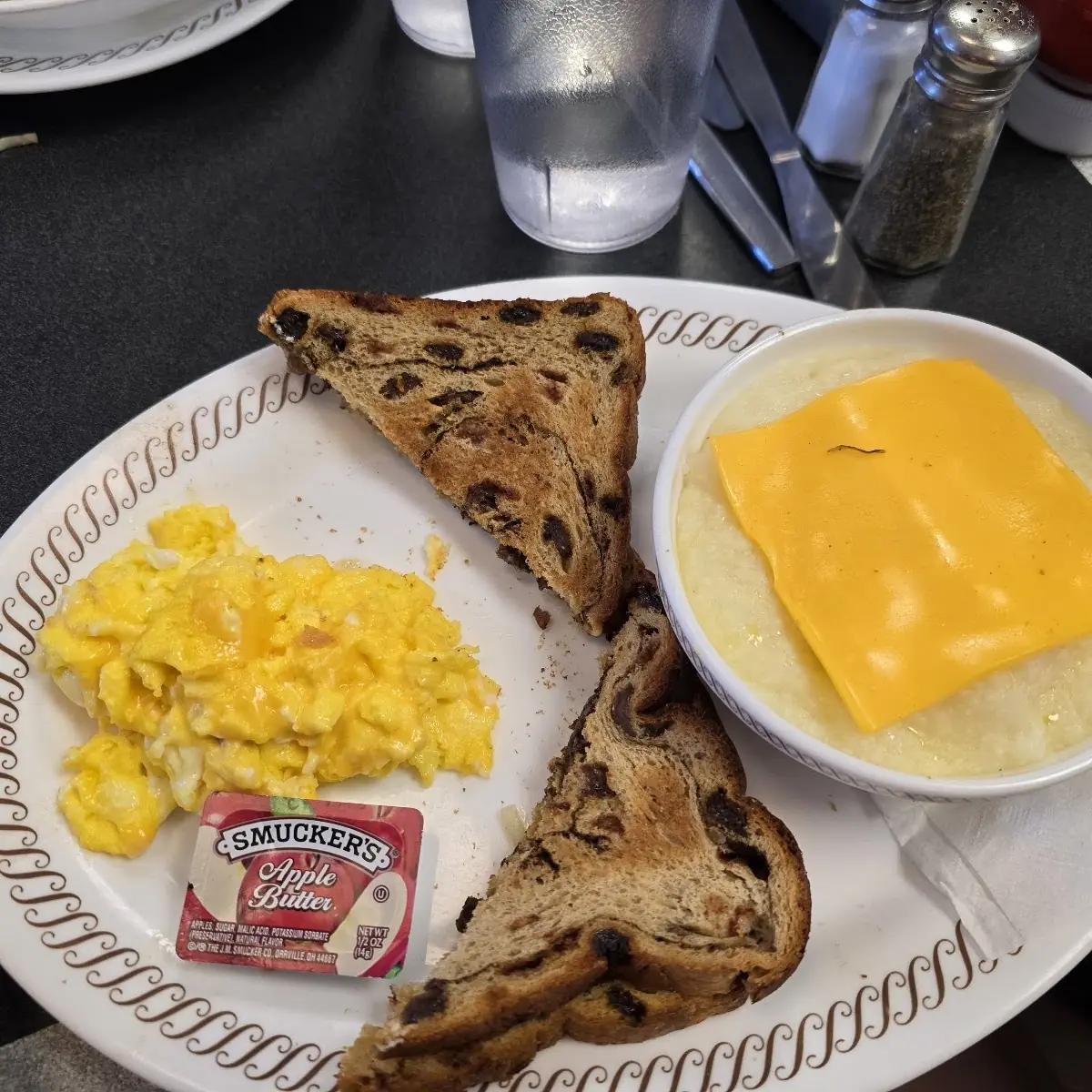 Cheese N' Eggs with Raisin Toast