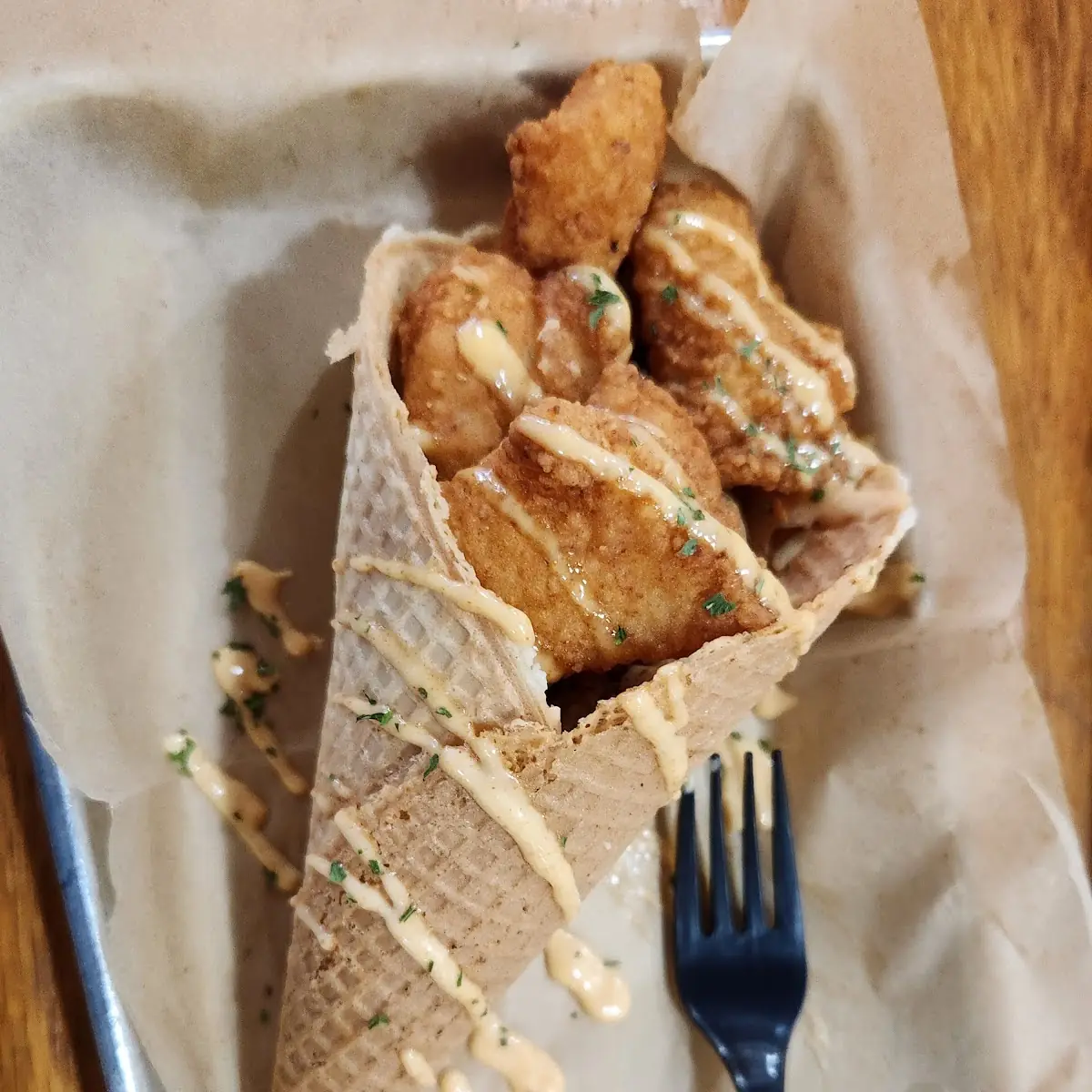 Fried Fish Cone