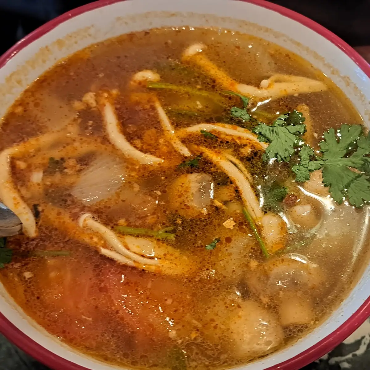 Hot & Sour Soup Tom Yum Soup