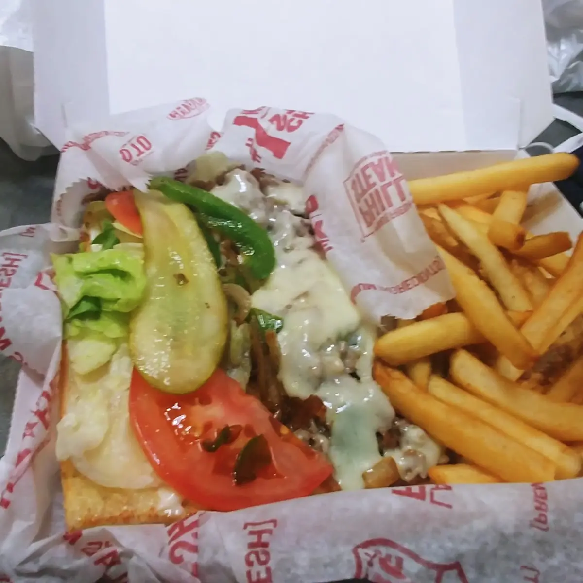 The 6 Inch Cheese Steak with Everything