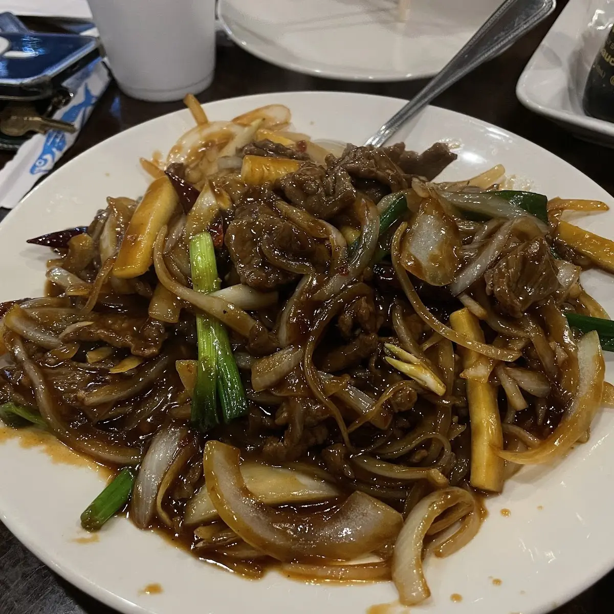 Beef Chow Fun with Black Bean Sauce