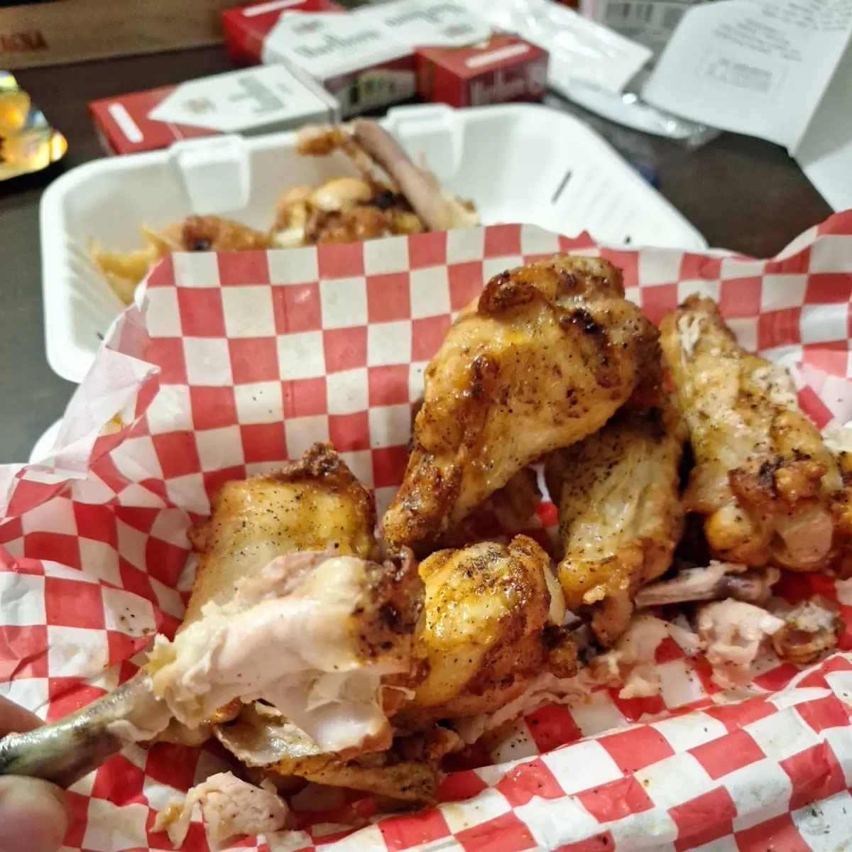 Raw Deep Fried Wing