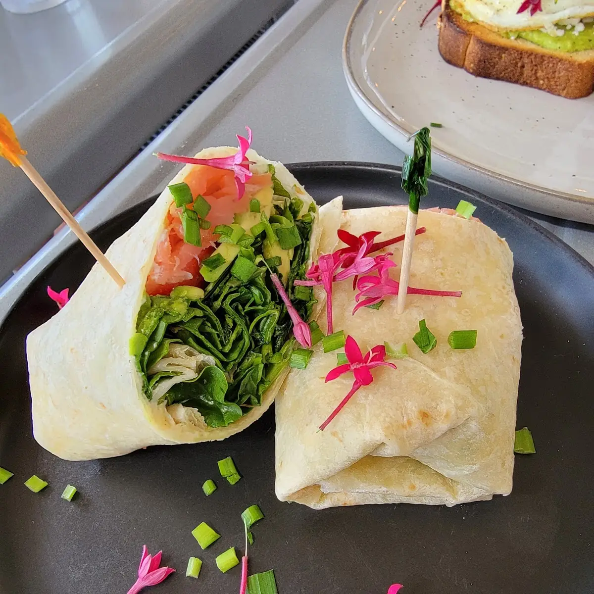 Smoked Salmon Wrap