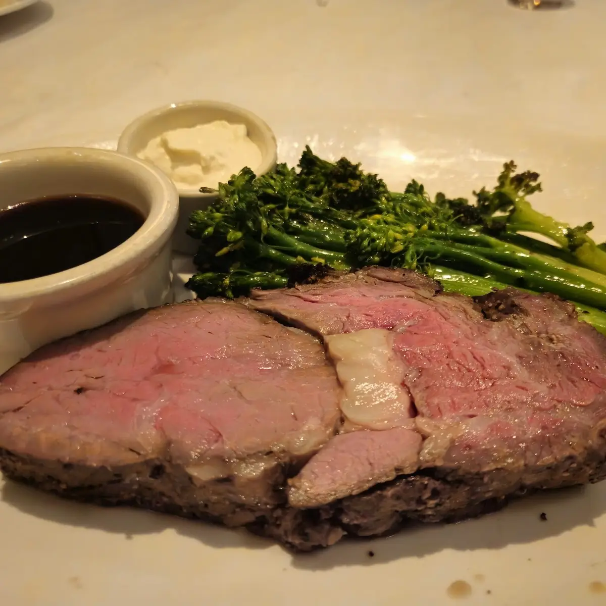 Prime Rib with Baked Potato
