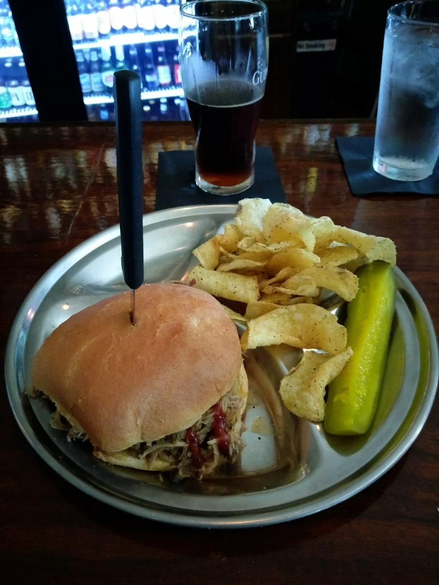 Bourbon Pulled Pork Sandwich