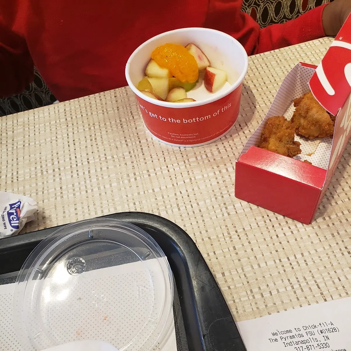 Chicken Nuggets with Fruit