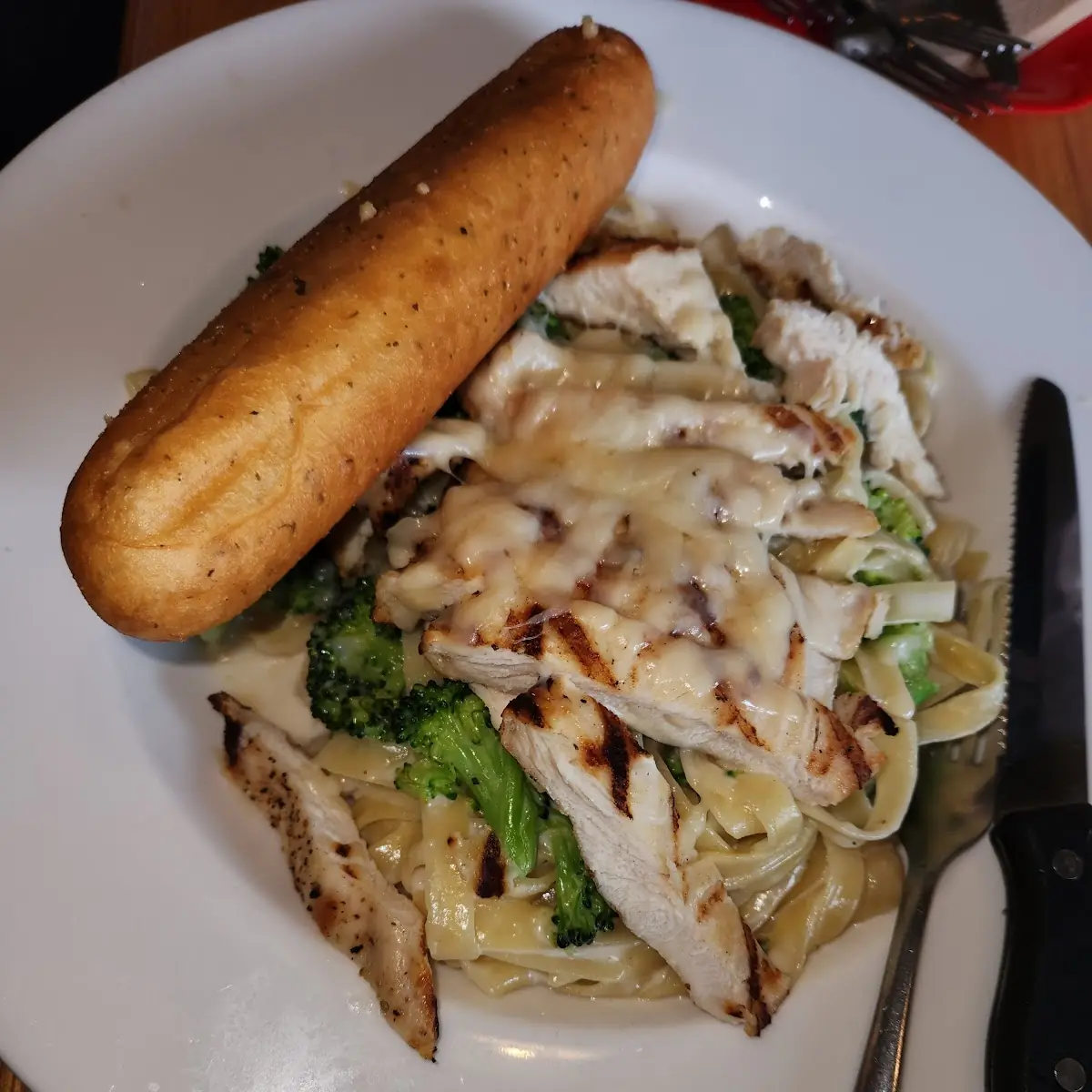 Fettuccine Alfredo with Chicken