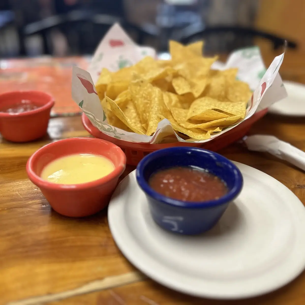 Chips Salsa & Queso Setup Togo