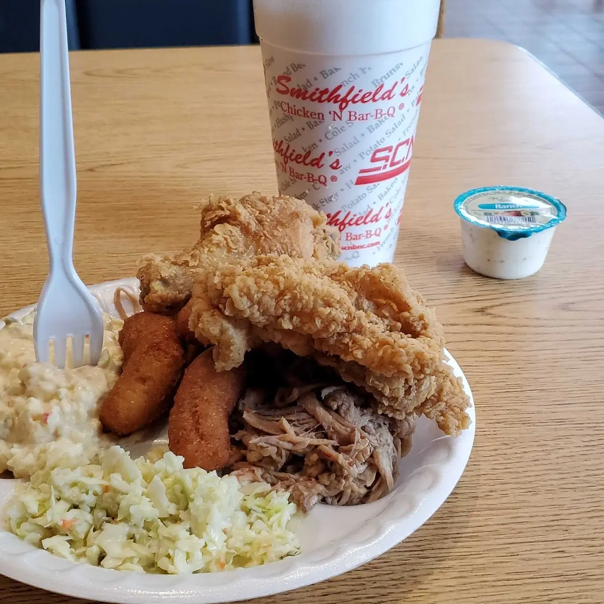Combination Platter w Dark Meat