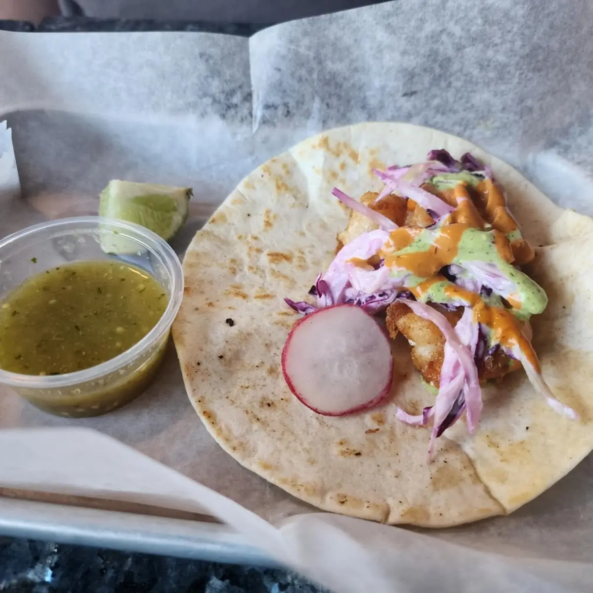 Fried Fish Taco