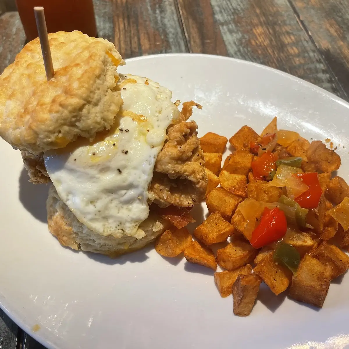 Hot Jam Biscuit Plate