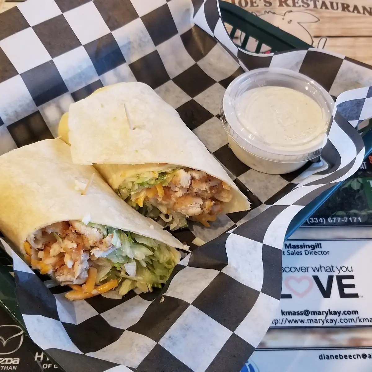 Fried Chicken Wrap