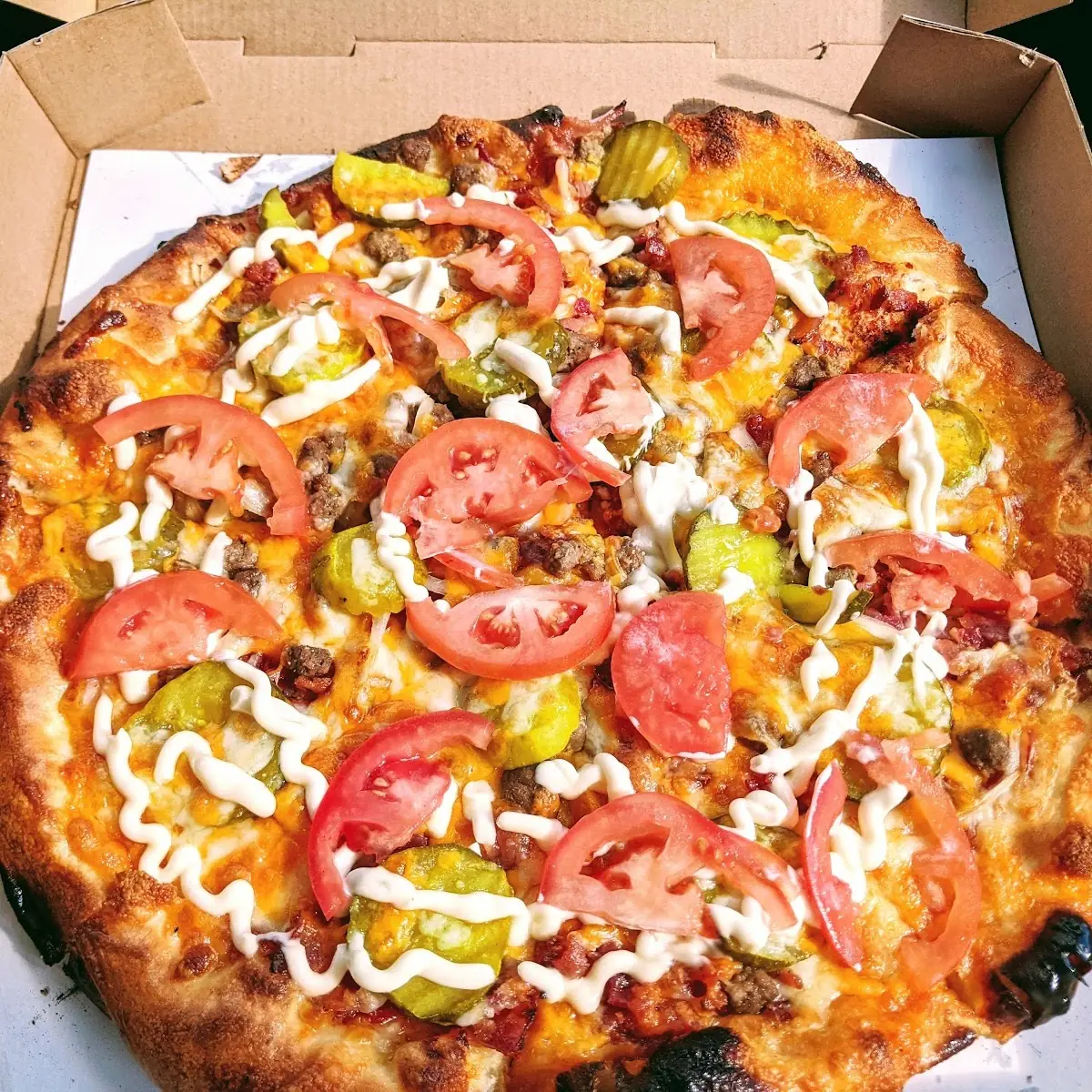 Cheeseburger Pizza