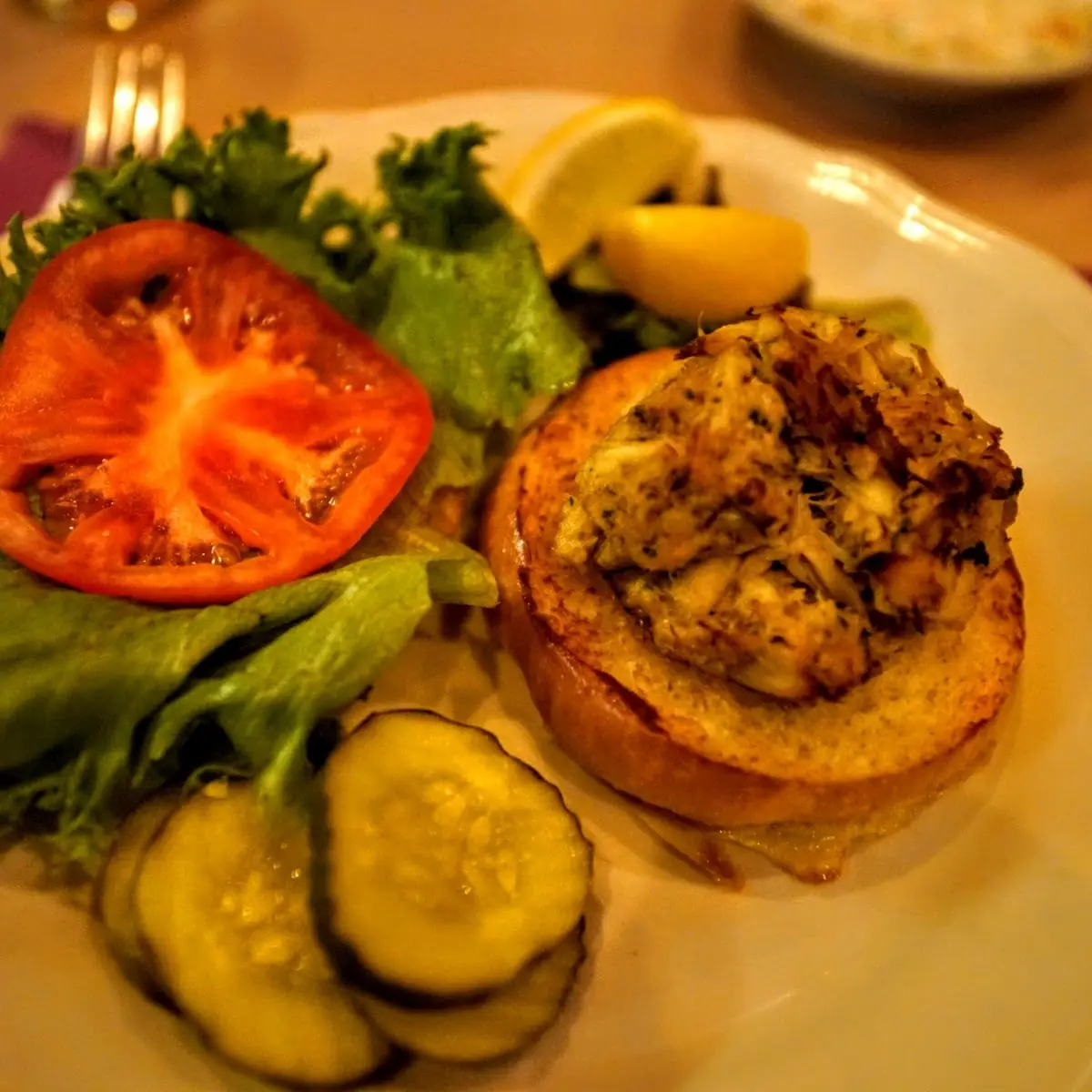 Broiled Crab Cake