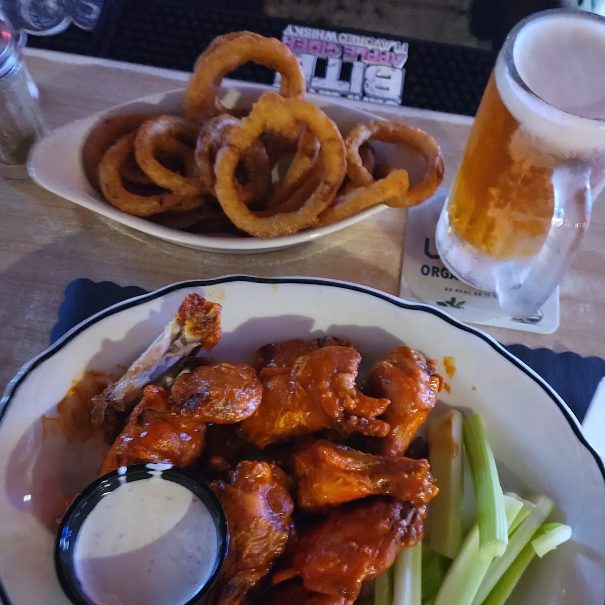 Buffalo Wings and Onion Rings