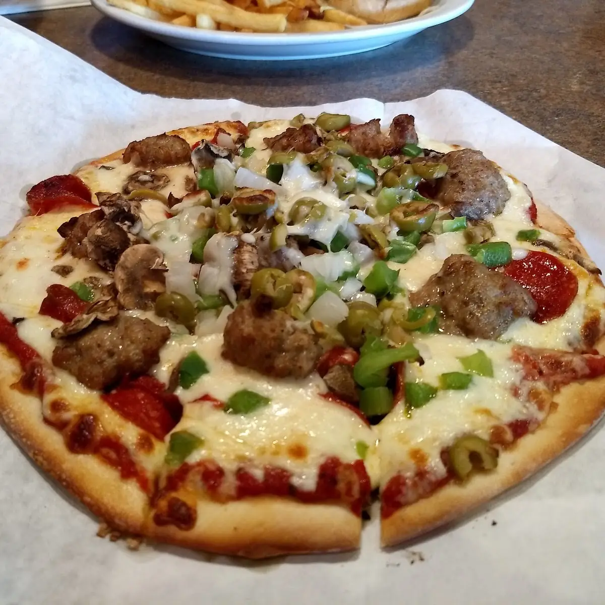 Meatball Pizza