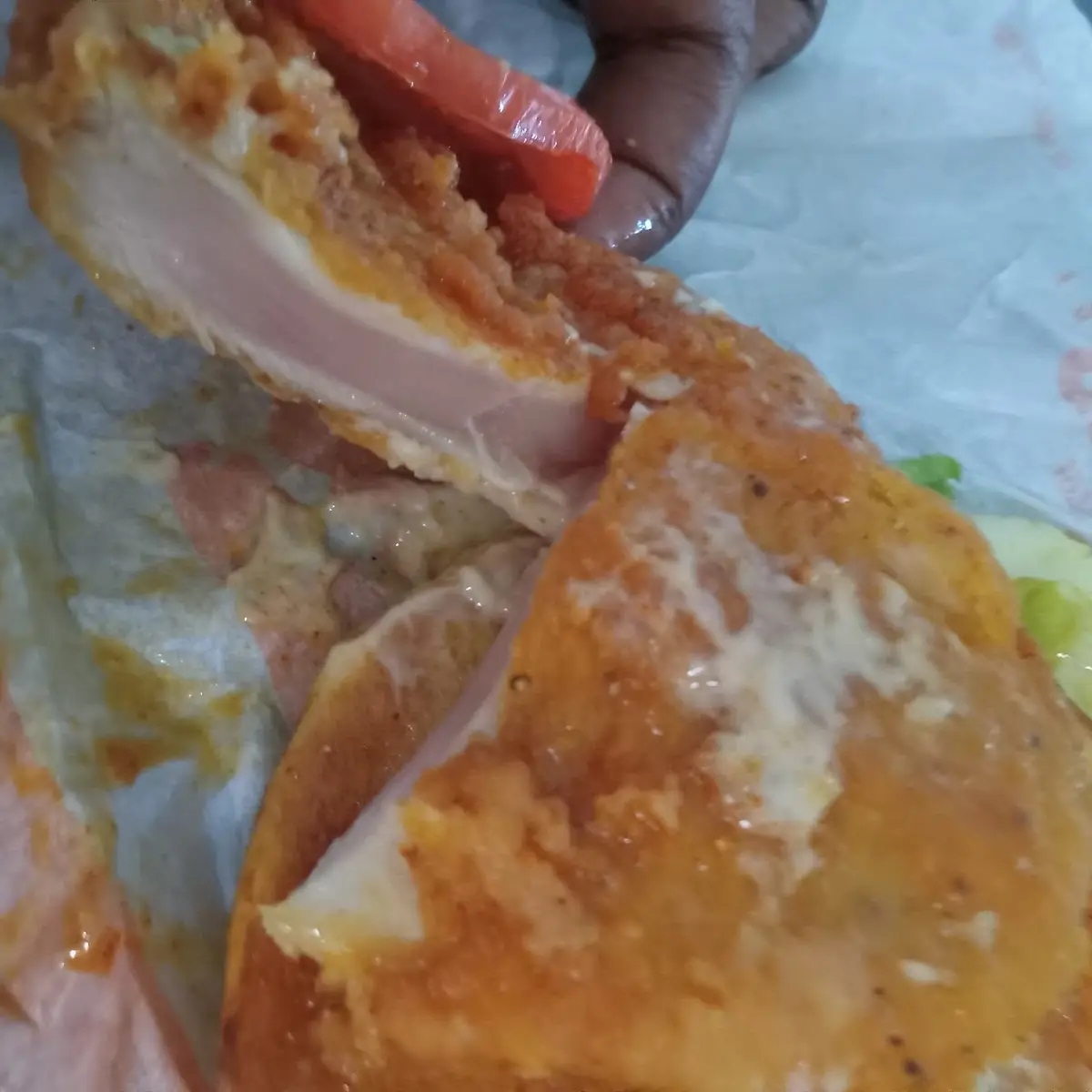 Bacon and Swiss Royal Crispy Chicken