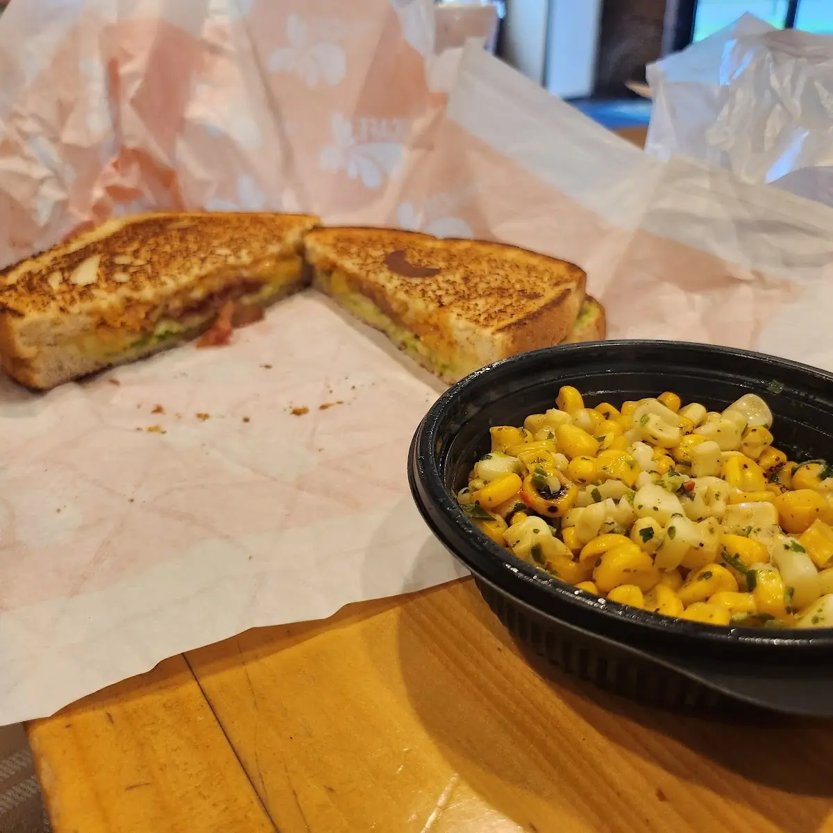 Bacon Cheese Sandwich