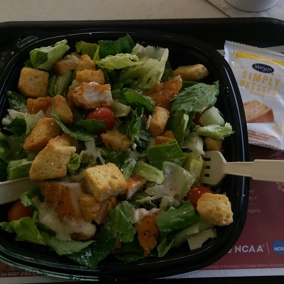 Chicken Salad with Caesar Dressing