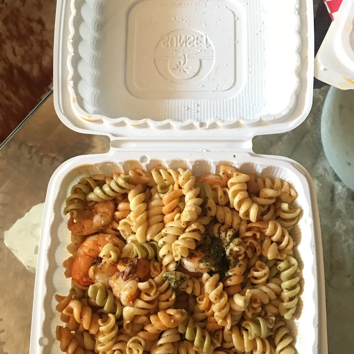 Shrimp Pasta Bolognese