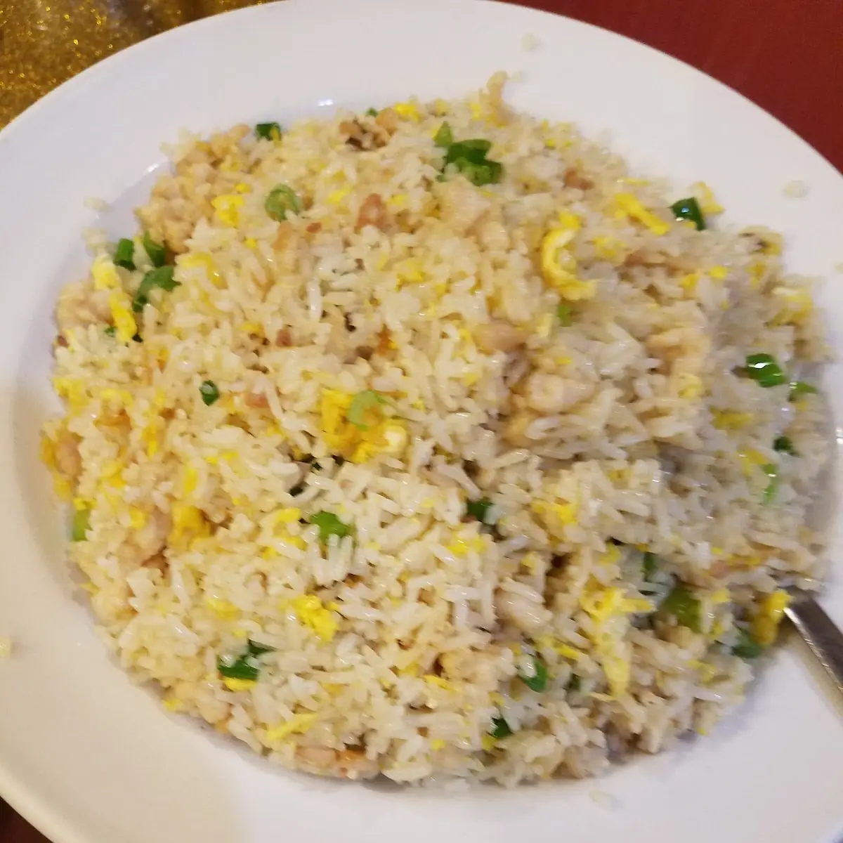 Salty Fish and Chicken Fried Rice