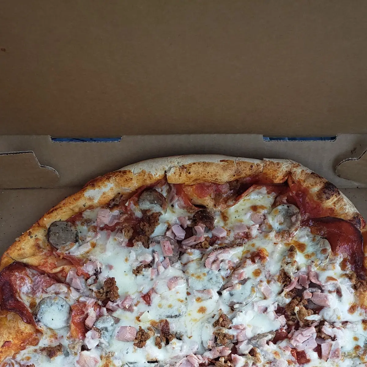 Baked Meat Pizza