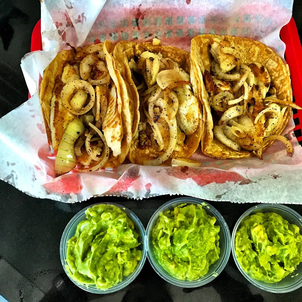 Bomb Fish Tacos and Guacamole