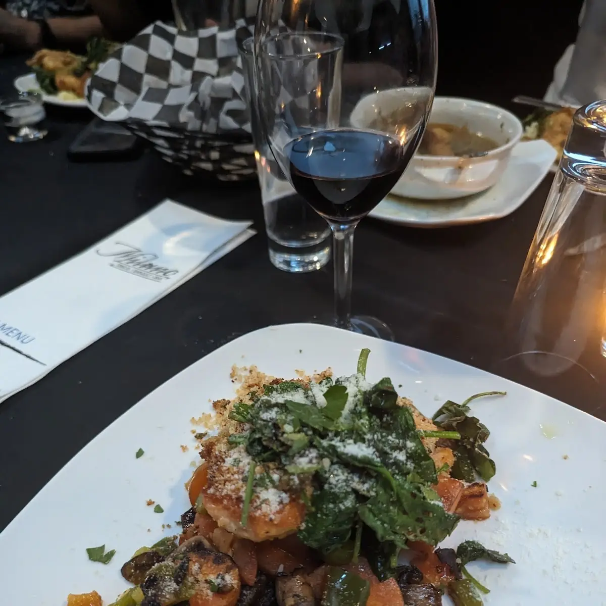 House Specialty Salmon with Grilled Vegetables